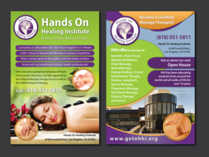 Flyer Design by Shiya@India for Hands on Healing Institute | Design: #12664813