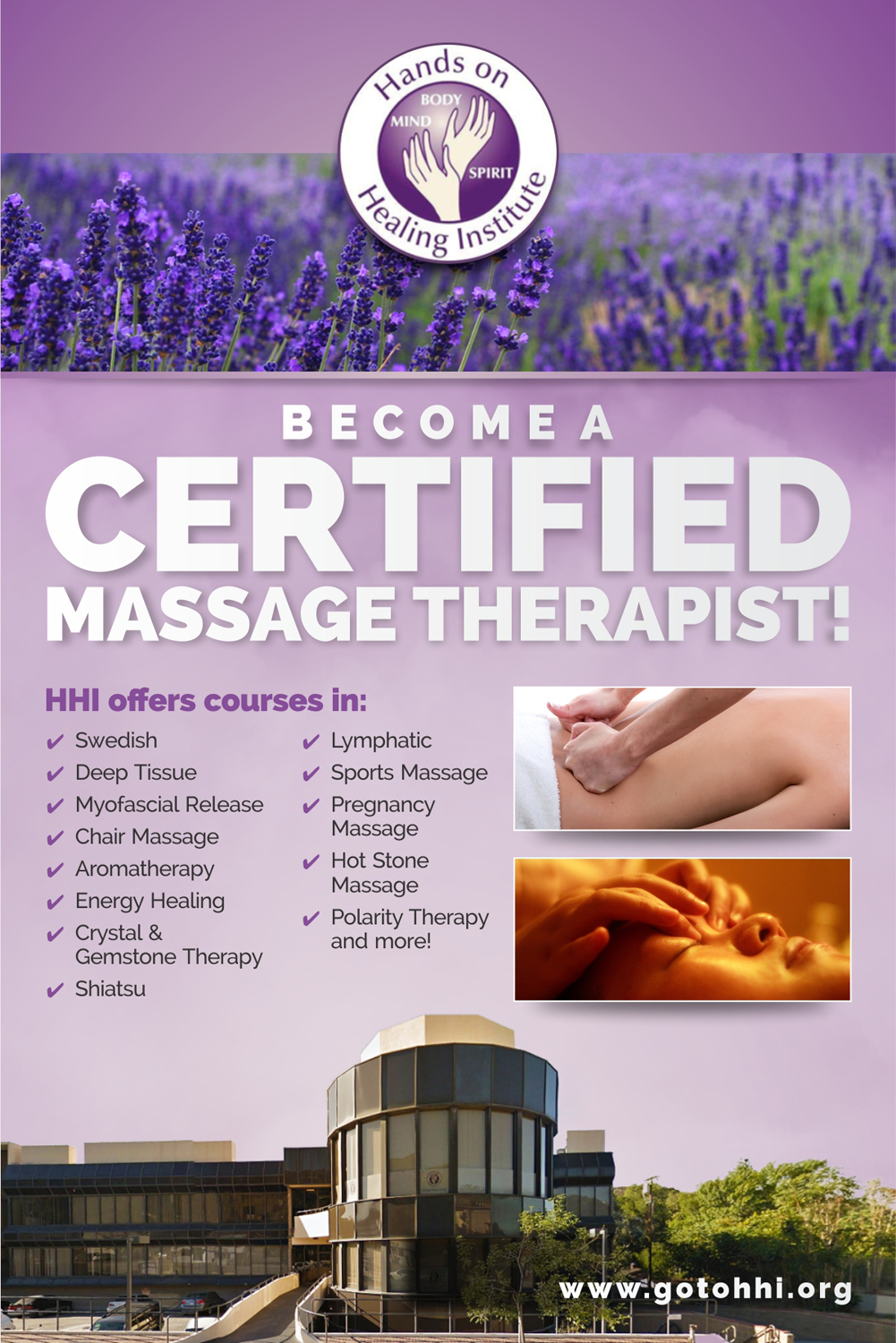 Flyer Design by Marketing Wings for Hands on Healing Institute | Design #12667363