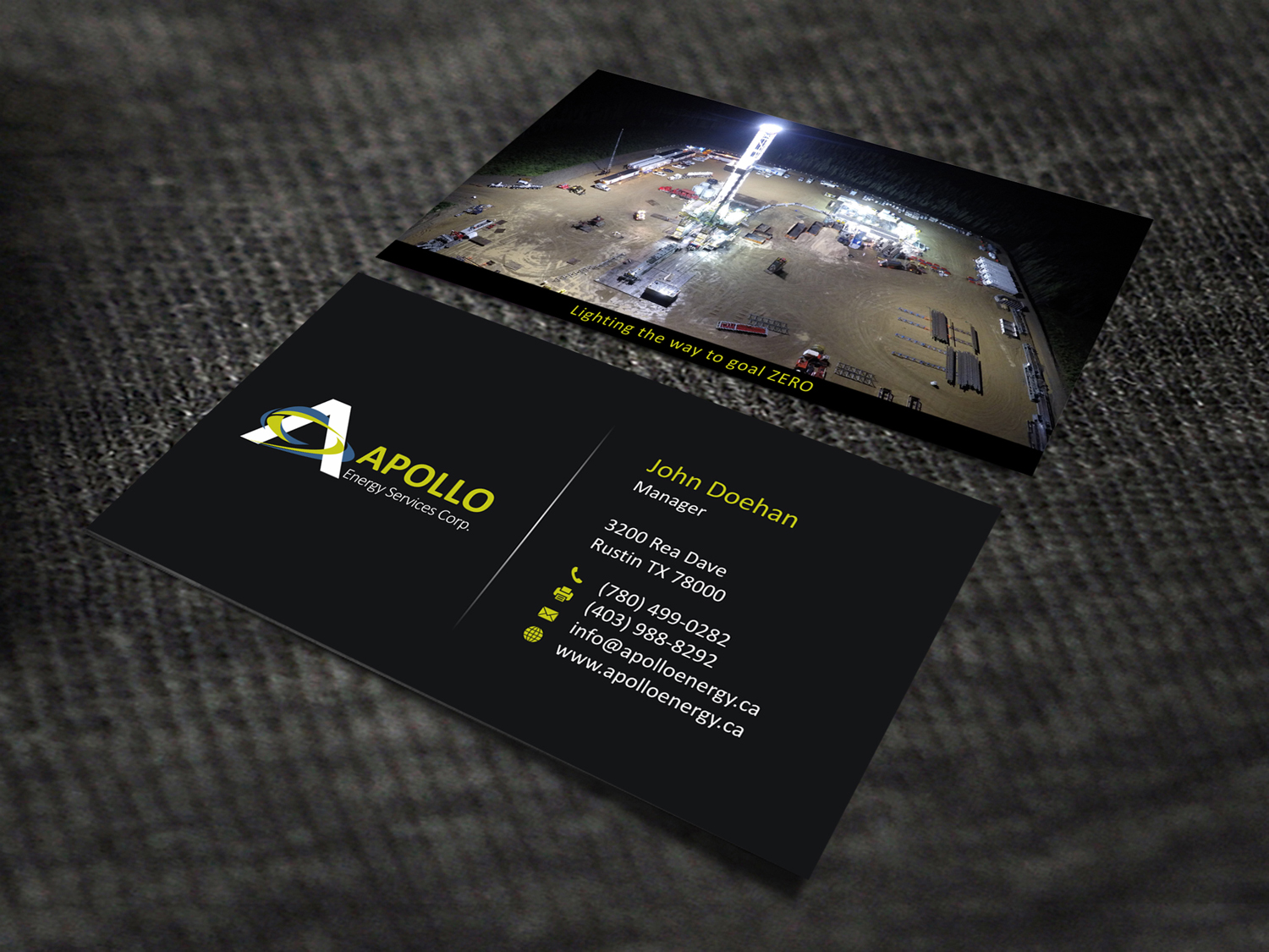 Diseño de Tarjeta de Presentación por SKYdesign para Shale Chem | Diseño #12646892