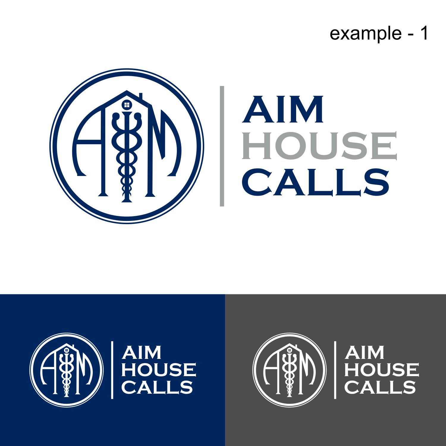 Bold, Modern, Healthcare Logo Design for AIM House Calls ...