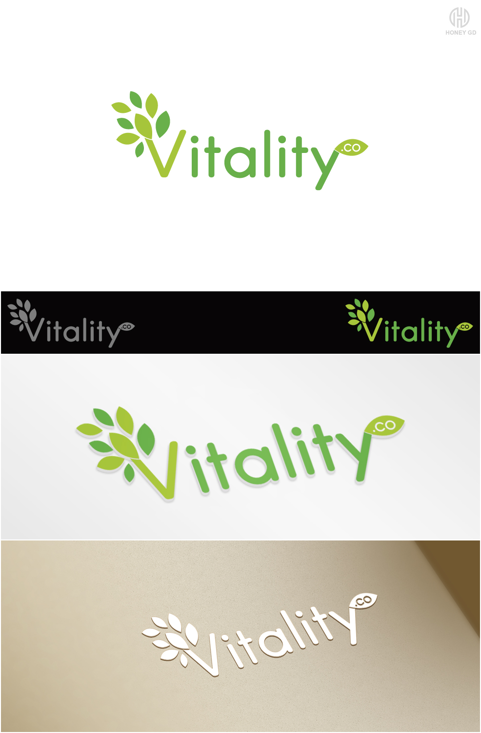 Logo Design by Honey GD for Vitality Co. Pty Ltd | Design #12593628