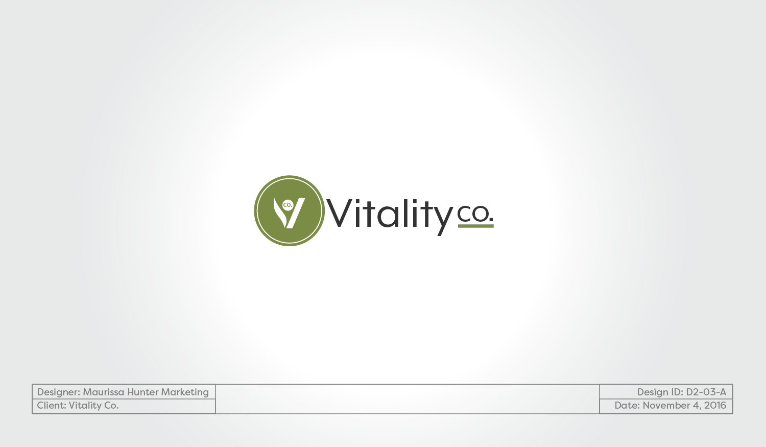 Logo Design by Maurissahunter for Vitality Co. Pty Ltd | Design #12594402