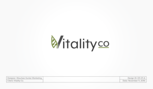 Logo Design by Maurissahunter for Vitality Co. Pty Ltd | Design: #12669980