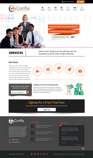 Web-Design von OM für Seens TI | Design: #2488939