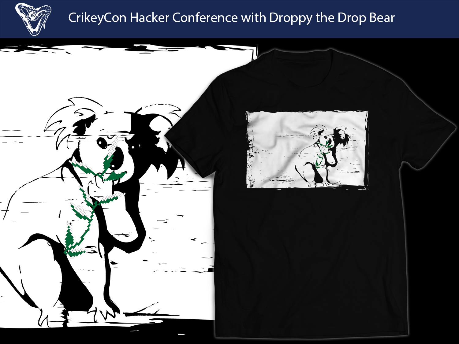 T-shirt Design by Shemet for CRIKEYCON LIMITED | Design #12702084