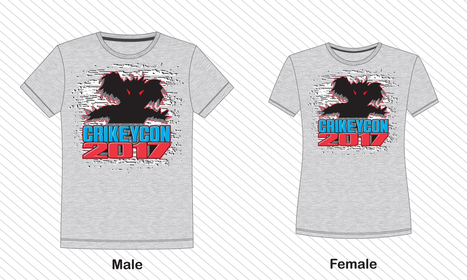 T-shirt Design by t.kien13 for CRIKEYCON LIMITED | Design #12685597