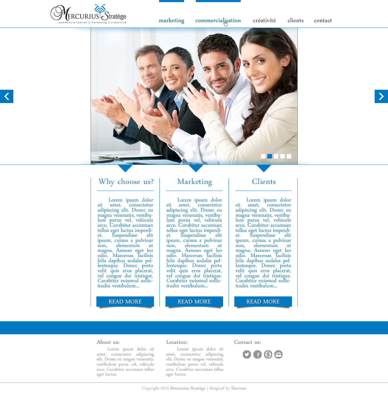 Web Design by Skovran for Agence numérique Hoffman | Design #2418953