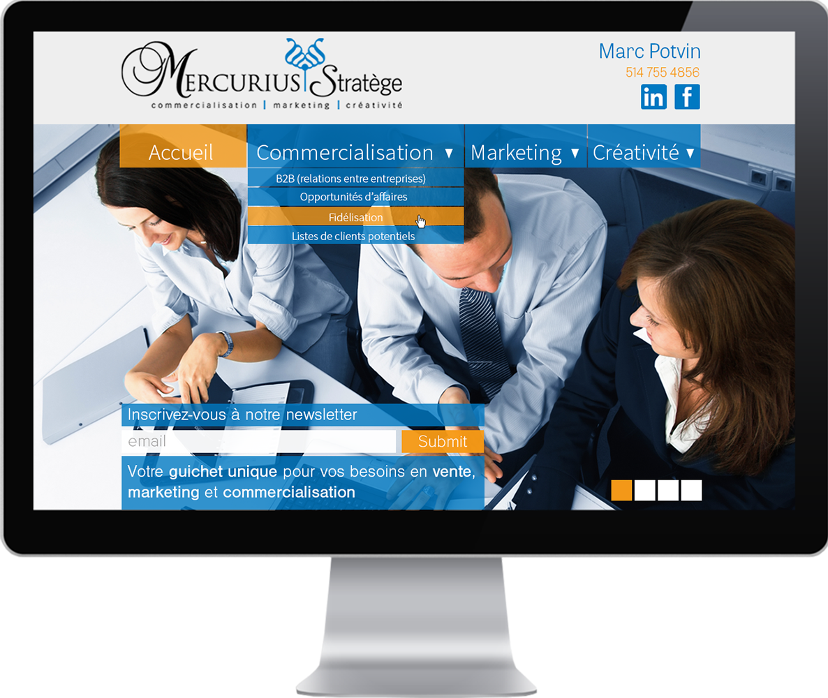 Web Design by letaidesign for Agence numérique Hoffman | Design #2429227