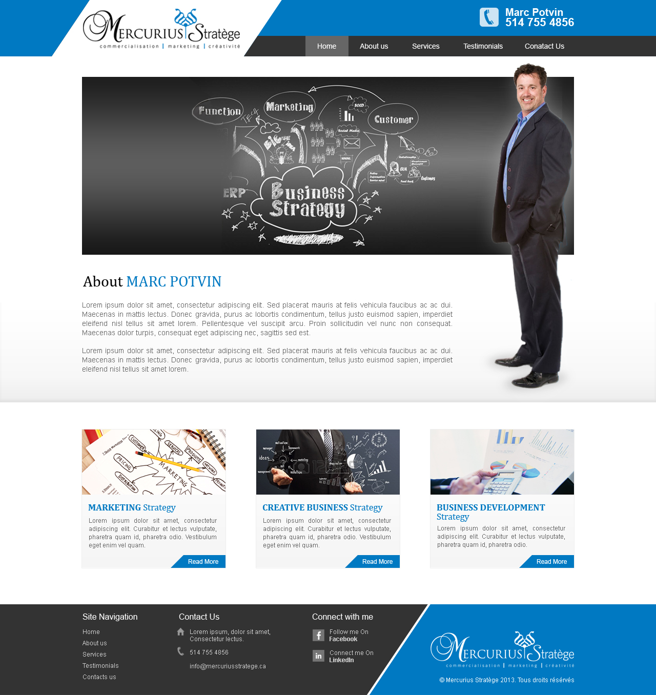Web-Design von Mind Capture Studio für Agence numérique Hoffman | Design #2427559