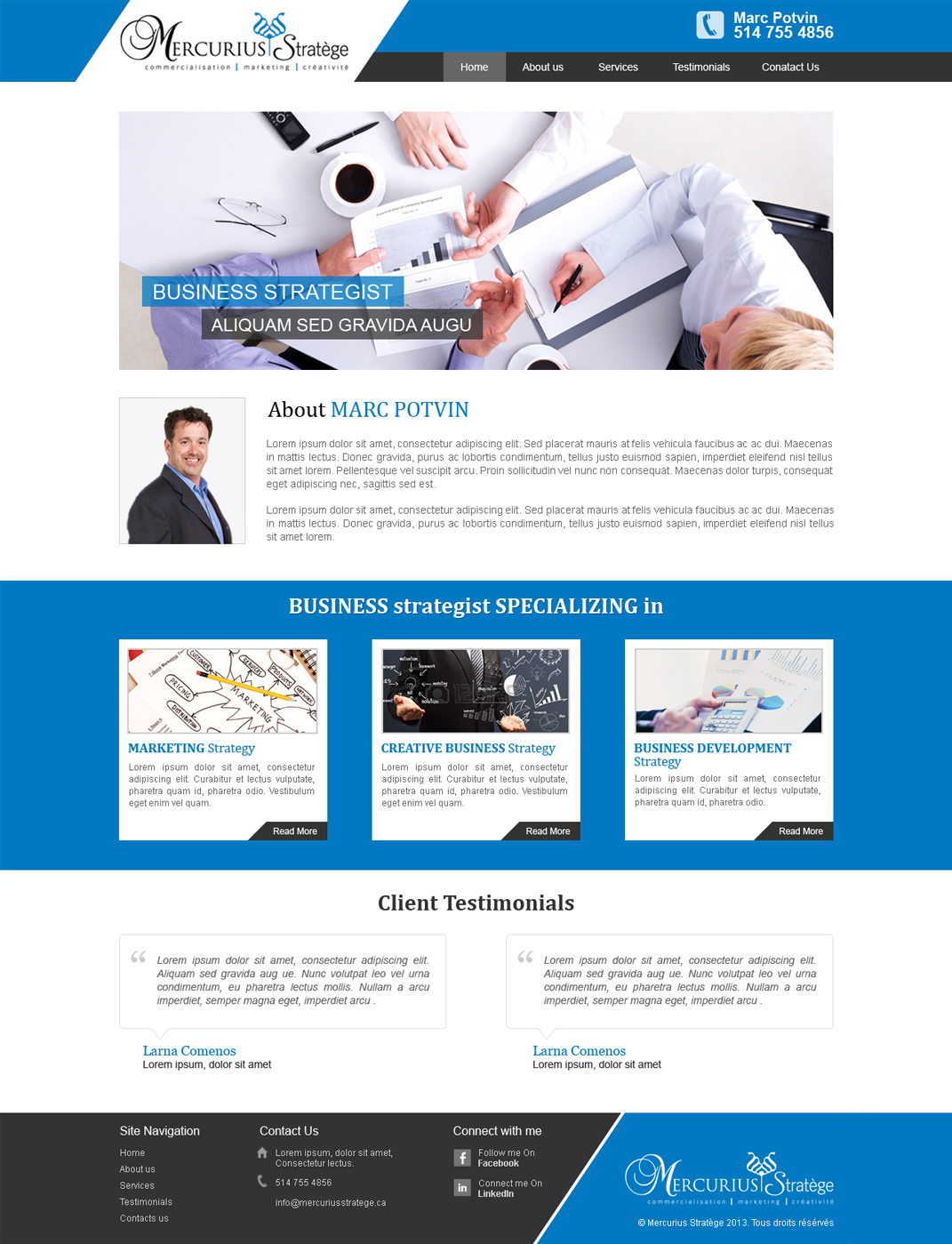 Web Design par Mind Capture Studio pour Agence numérique Hoffman | Design : #2432039