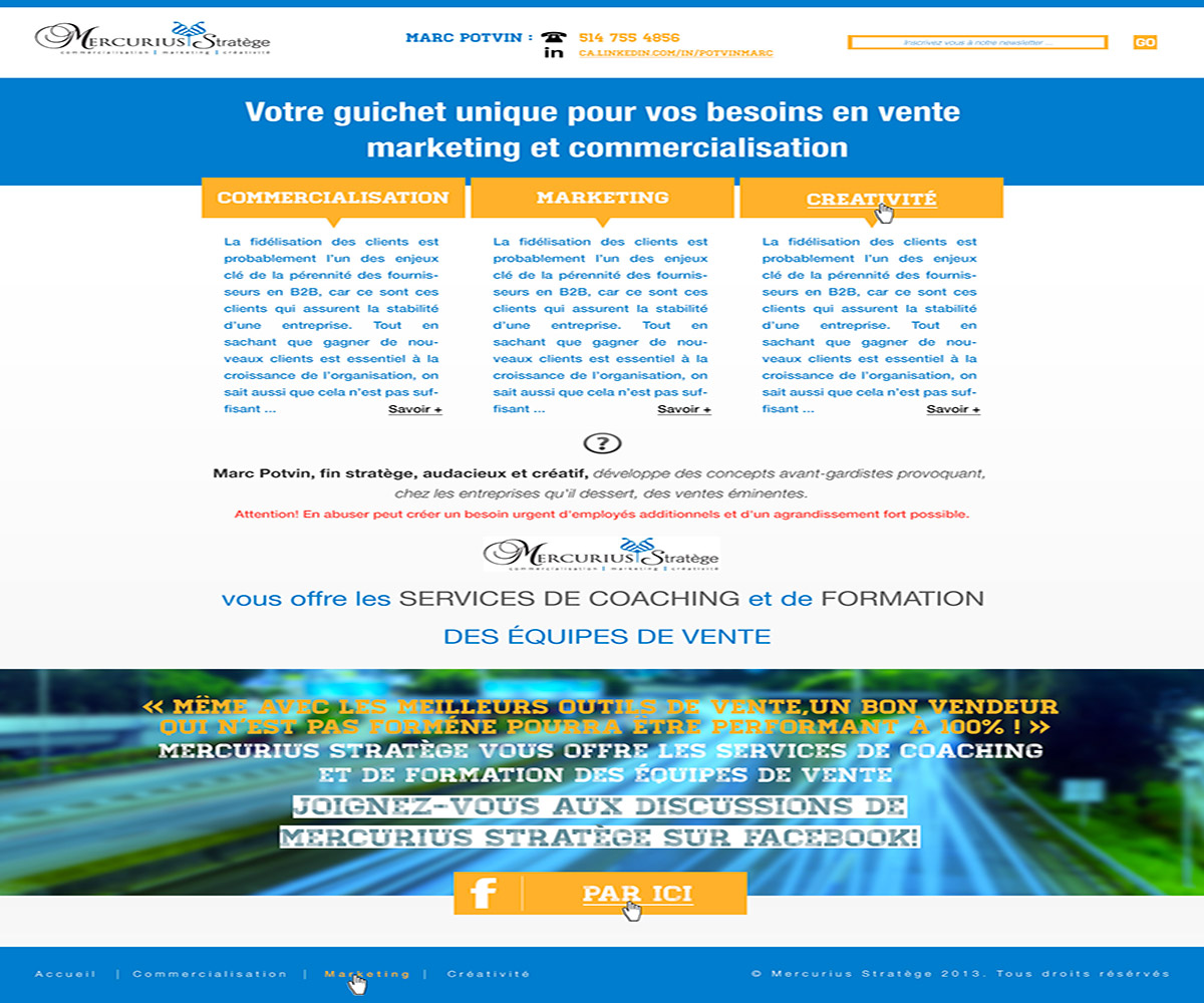 Web Design by Cannelle for Agence numérique Hoffman | Design #2427912