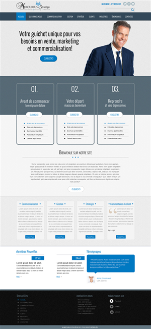 Web Design par Lozingle pour Agence numérique Hoffman | Design : #2430608