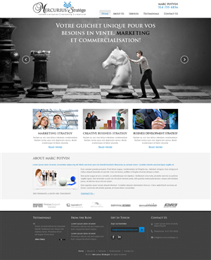 Web Design by Desire Design Solutions for Agence numérique Hoffman | Design #2435877