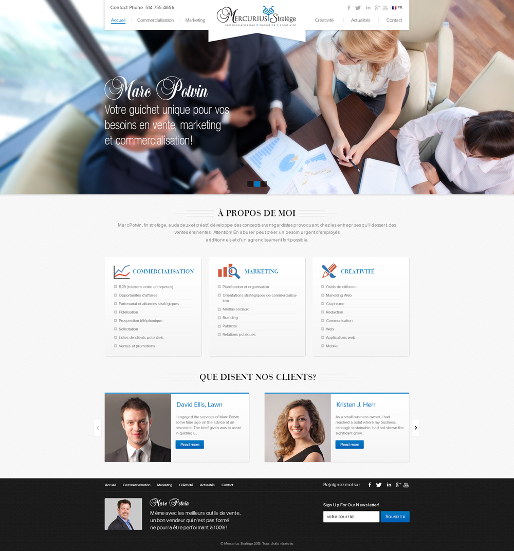 Web Design par the-lion-king pour Agence numérique Hoffman | Design #2422724