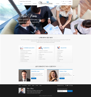 Web Design par the-lion-king pour Agence numérique Hoffman | Design : #2422724