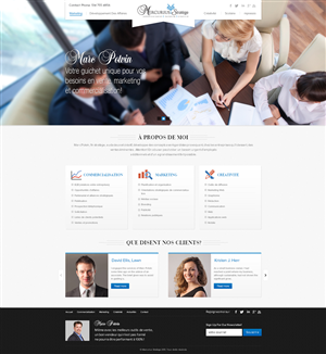 Web Design par the-lion-king pour Agence numérique Hoffman | Design : #2430448