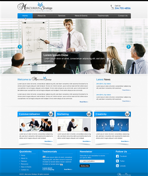 Web Design par Sbss pour Agence numérique Hoffman | Design : #2426035
