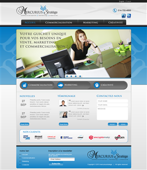Web Design par Sbss pour Agence numérique Hoffman | Design : #2427562