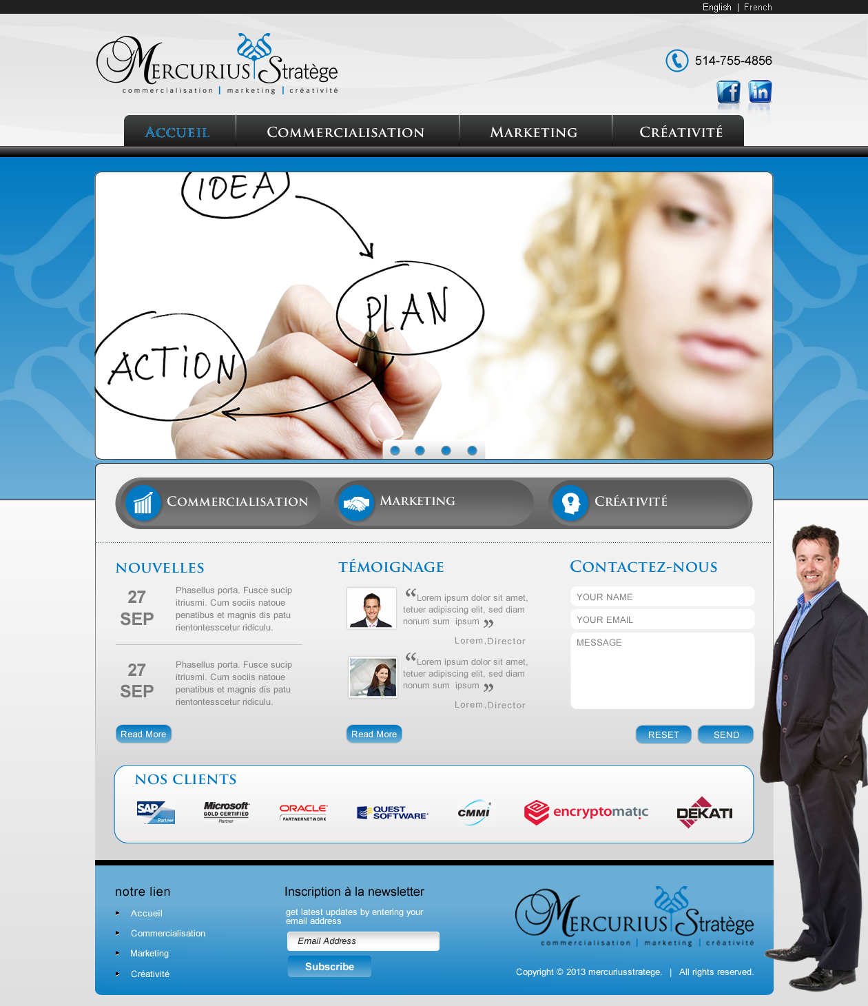 Web Design by Sbss for Agence numérique Hoffman | Design #2427632