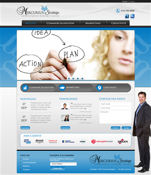Web Design par Sbss pour Agence numérique Hoffman | Design : #2427632