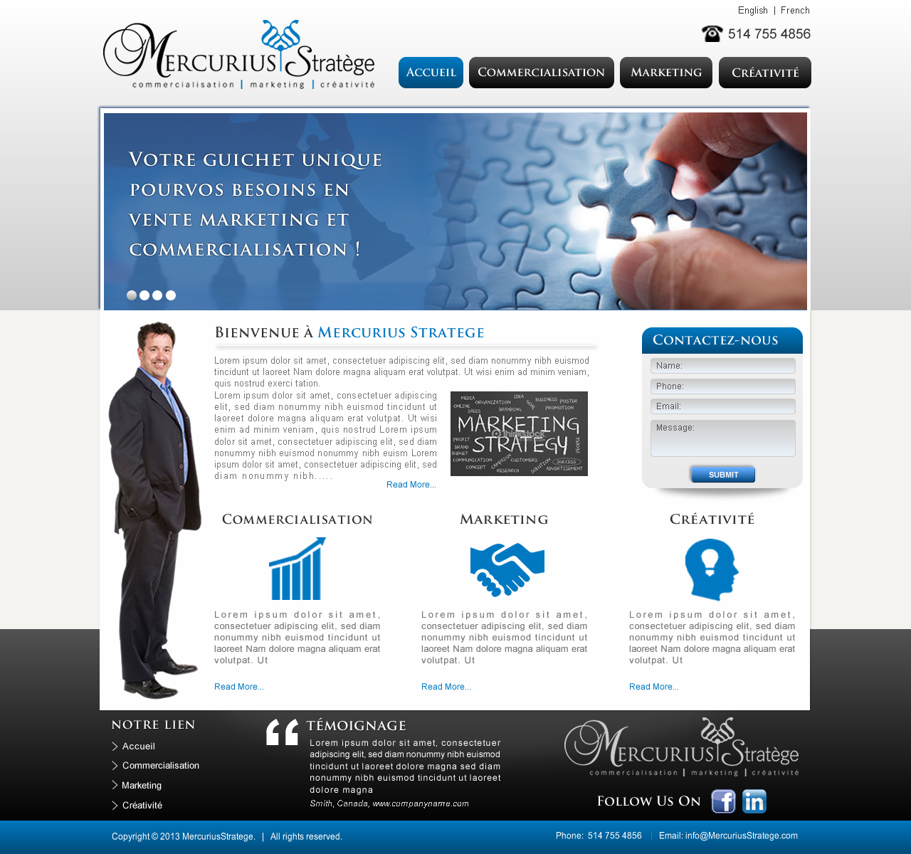 Web Design par Sbss pour Agence numérique Hoffman | Design #2430772