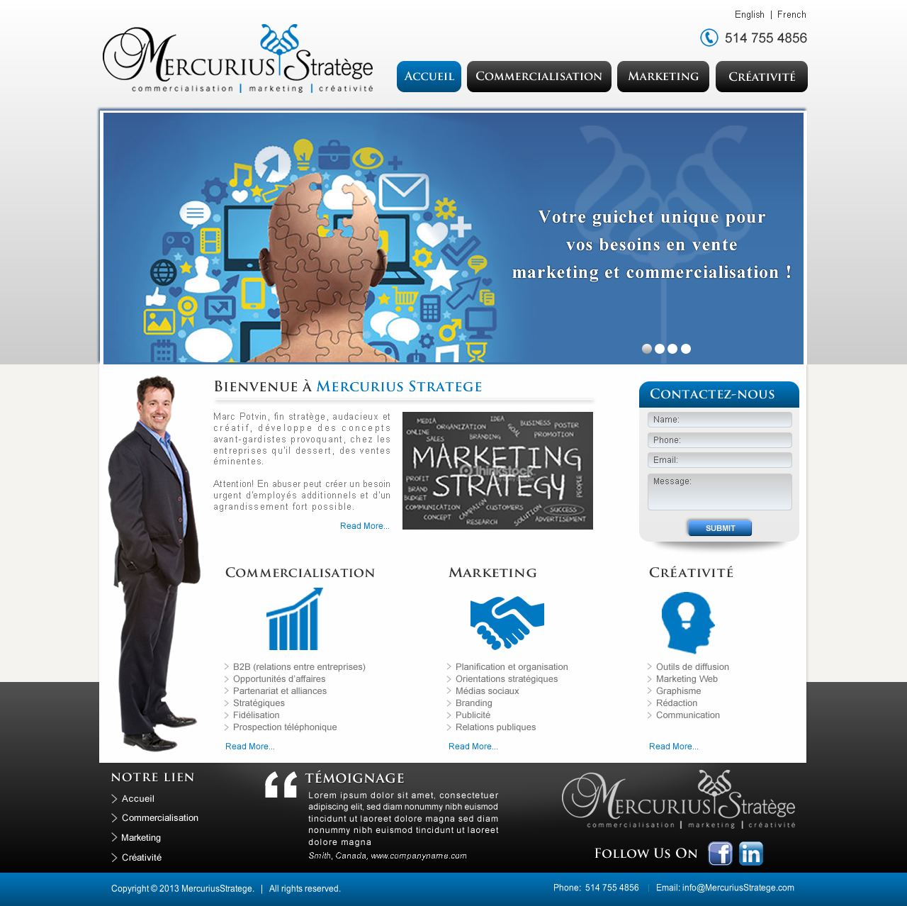 Web Design par Sbss pour Agence numérique Hoffman | Design #2431071