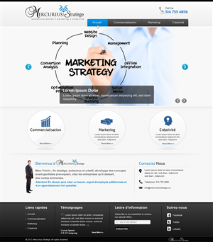 Web Design par Sbss pour Agence numérique Hoffman | Design : #2431090