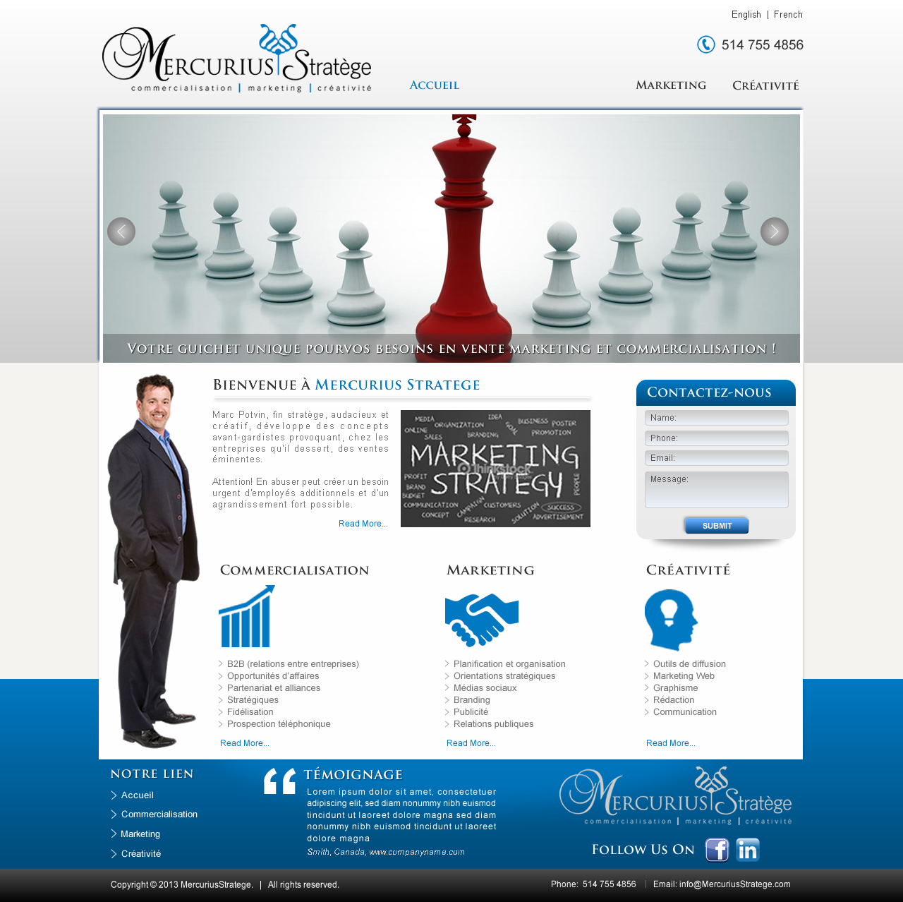 Web Design by Sbss for Agence numérique Hoffman | Design #2431786