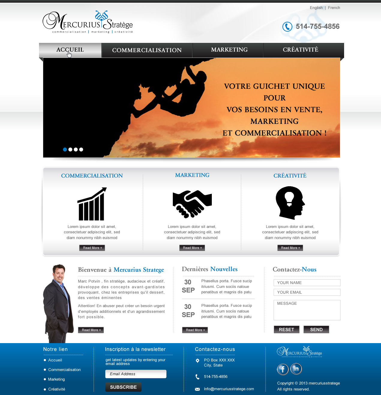 Web Design par Sbss pour Agence numérique Hoffman | Design #2431796