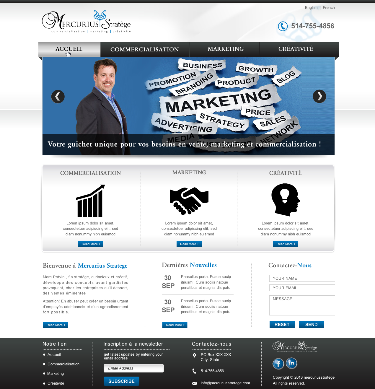 Web Design by Sbss for Agence numérique Hoffman | Design #2431800