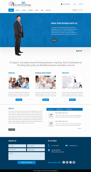 Web Design par Harpreet Singh pour Agence numérique Hoffman | Design : #2442845