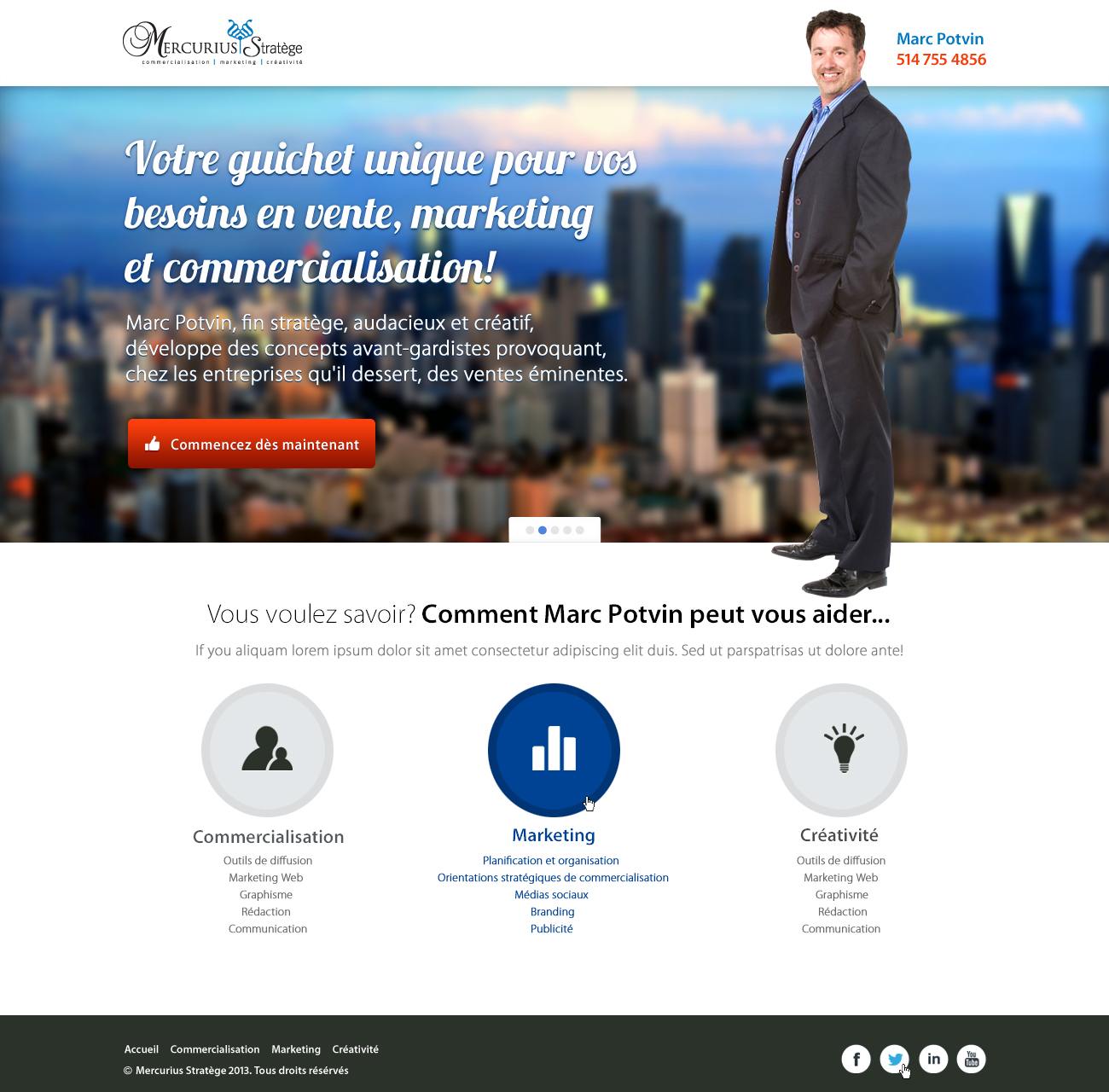 Web Design by Nibtonik for Agence numérique Hoffman | Design #2424312