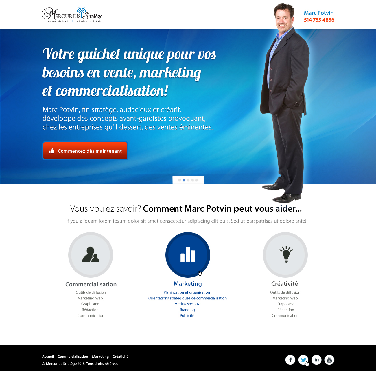Web-Design von Nibtonik für Agence numérique Hoffman | Design #2424316