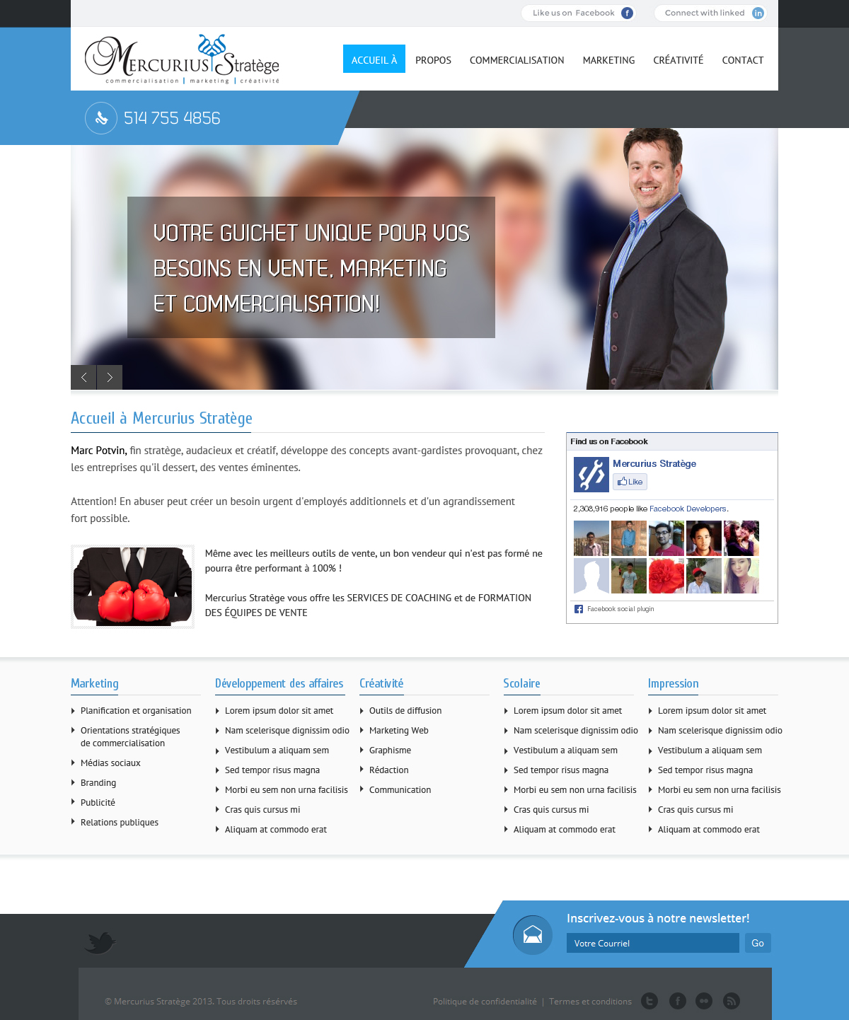 Web Design par Sanjib Ghosh pour Agence numérique Hoffman | Design #2433370