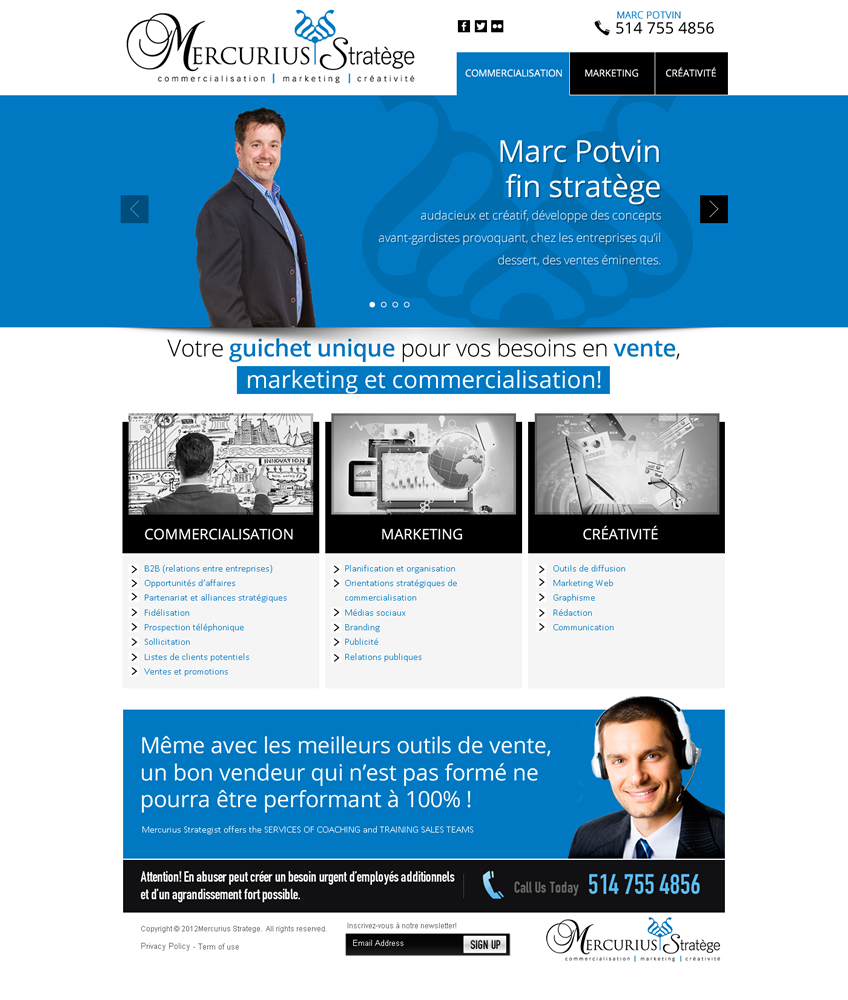Web Design by Behriatech for Agence numérique Hoffman | Design #2423534