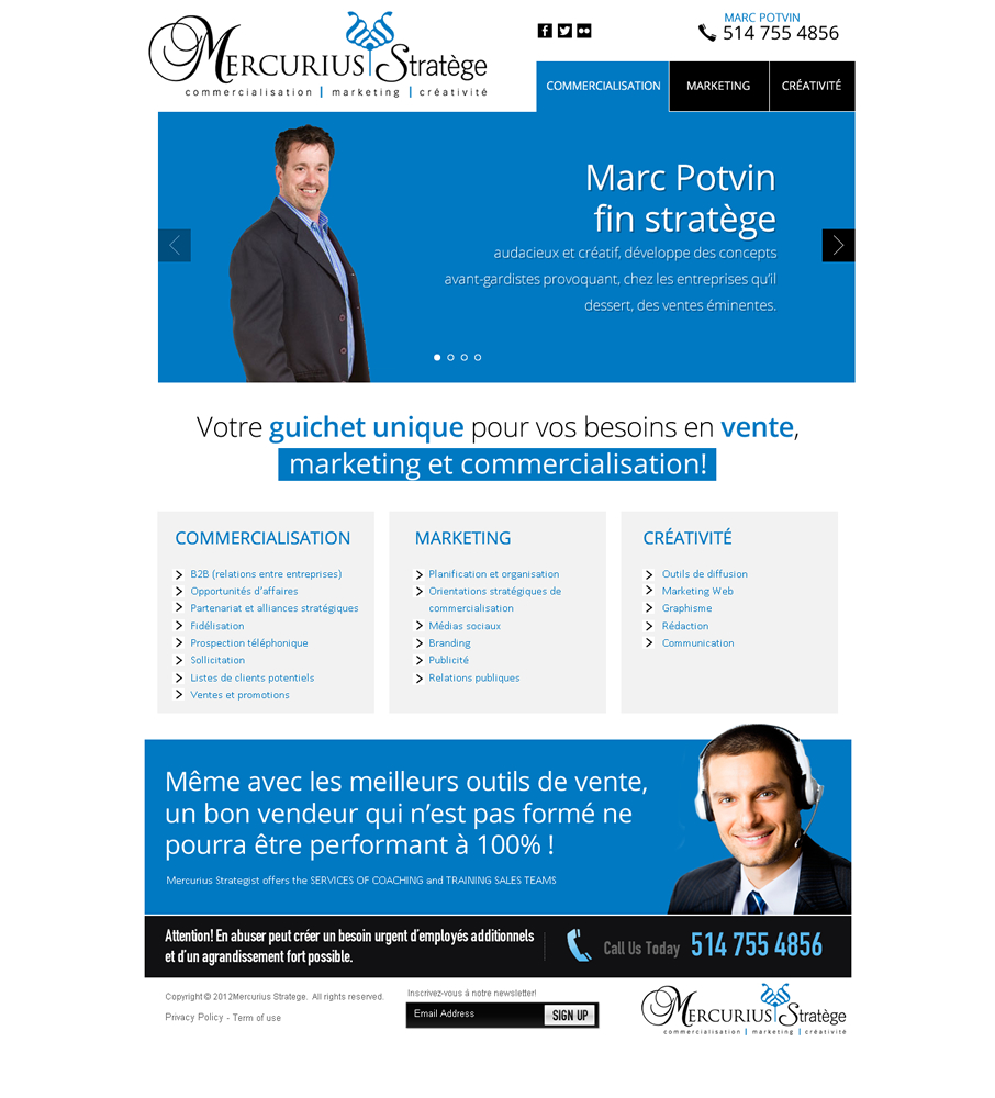 Diseño Web por Behriatech para Agence numérique Hoffman | Diseño #2423542