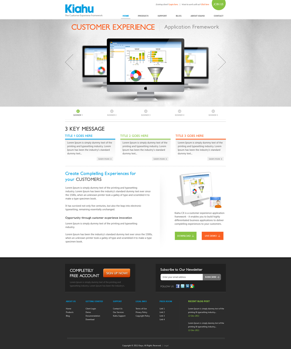 Web Design by Mayank Patel for Uptick Pty Ltd | Design #527319
