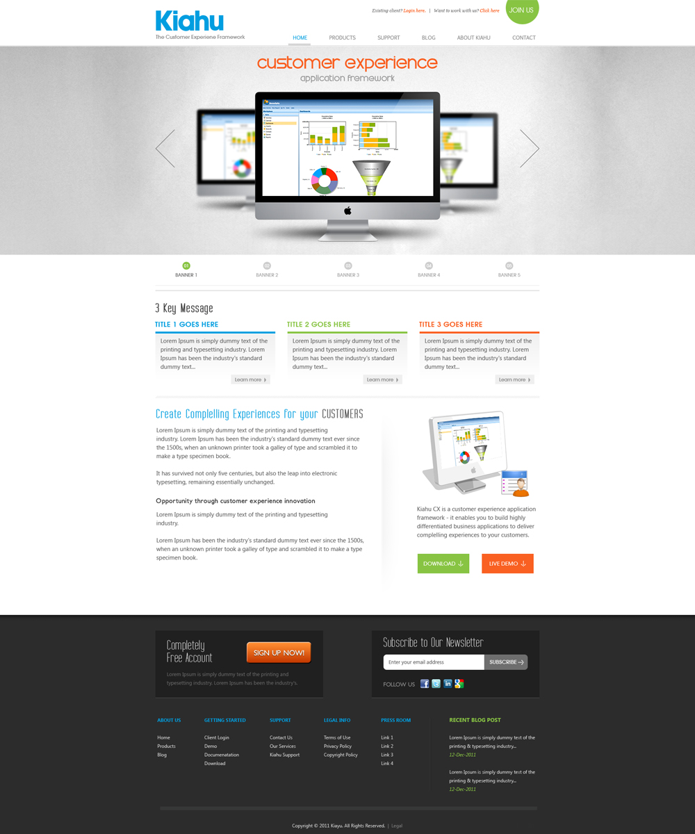 Web Design by Mayank Patel for Uptick Pty Ltd | Design #527322