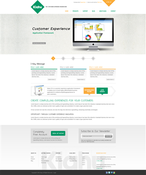 Kiahu - Customer Experience Software Company Web Design | Web Design par Mayank Patel