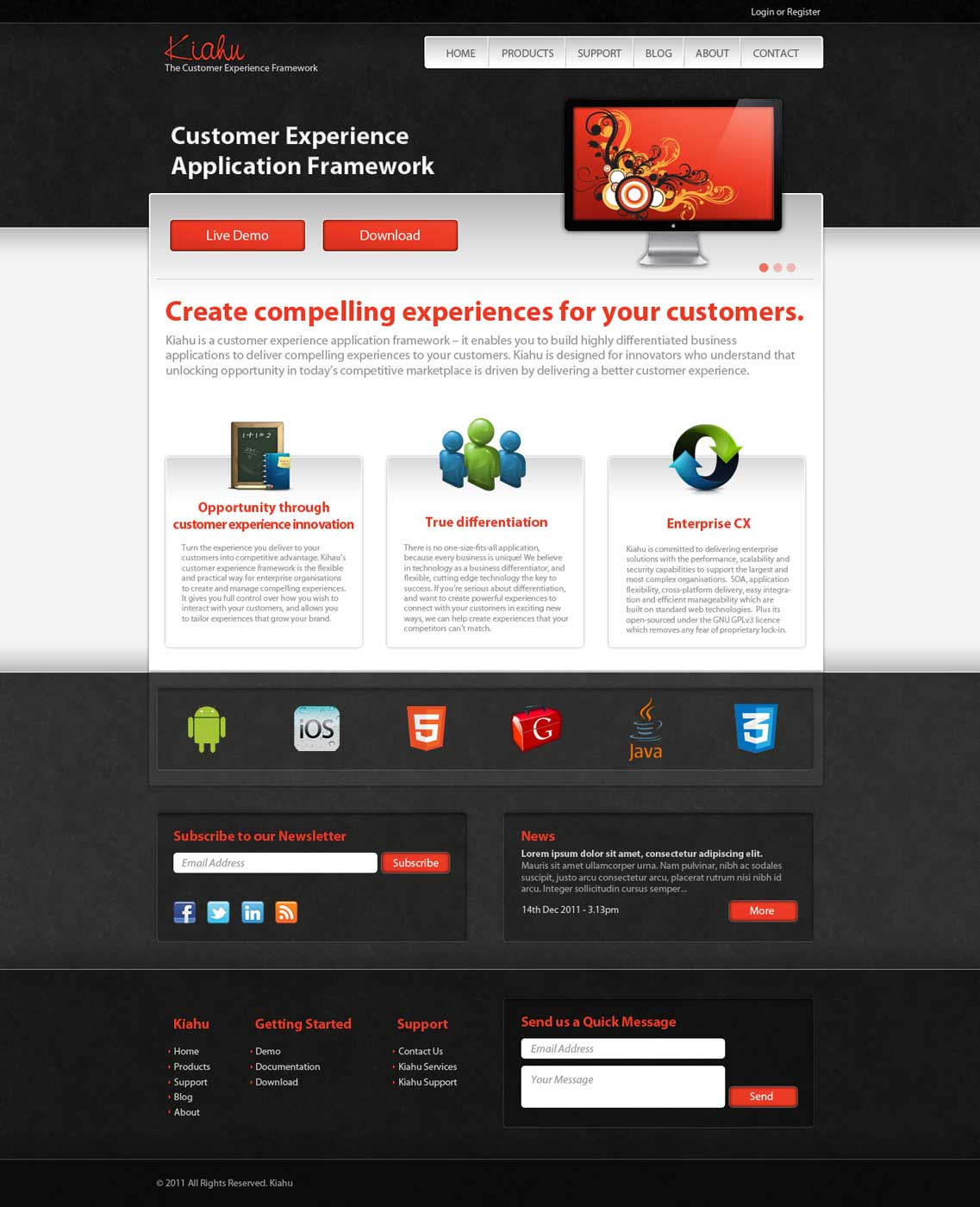 Web Design by Amy84 for Uptick Pty Ltd | Design #531363