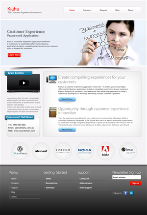 Kiahu - Customer Experience Software Company Web Design | Web Design par OM