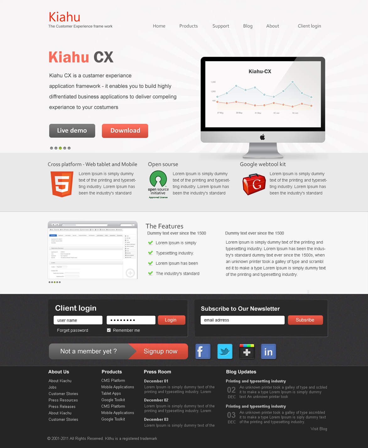 Web Design by krishnan for Uptick Pty Ltd | Design #526864