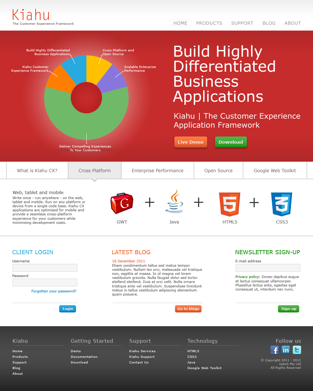 Web Design by ReyeR for Uptick Pty Ltd | Design #533434