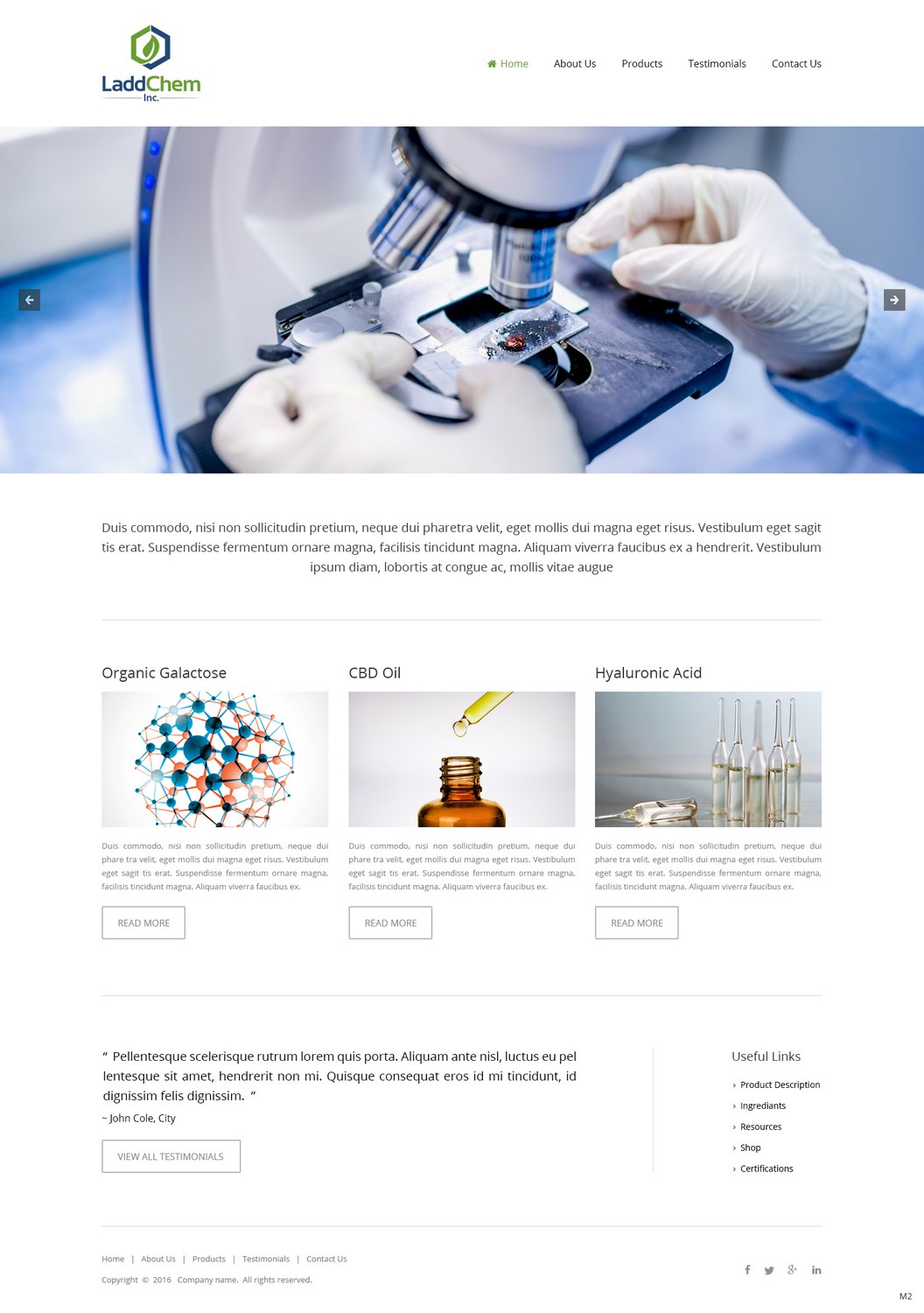 Squarespace Design by pb for LaddChem, Inc. | Design #12602921