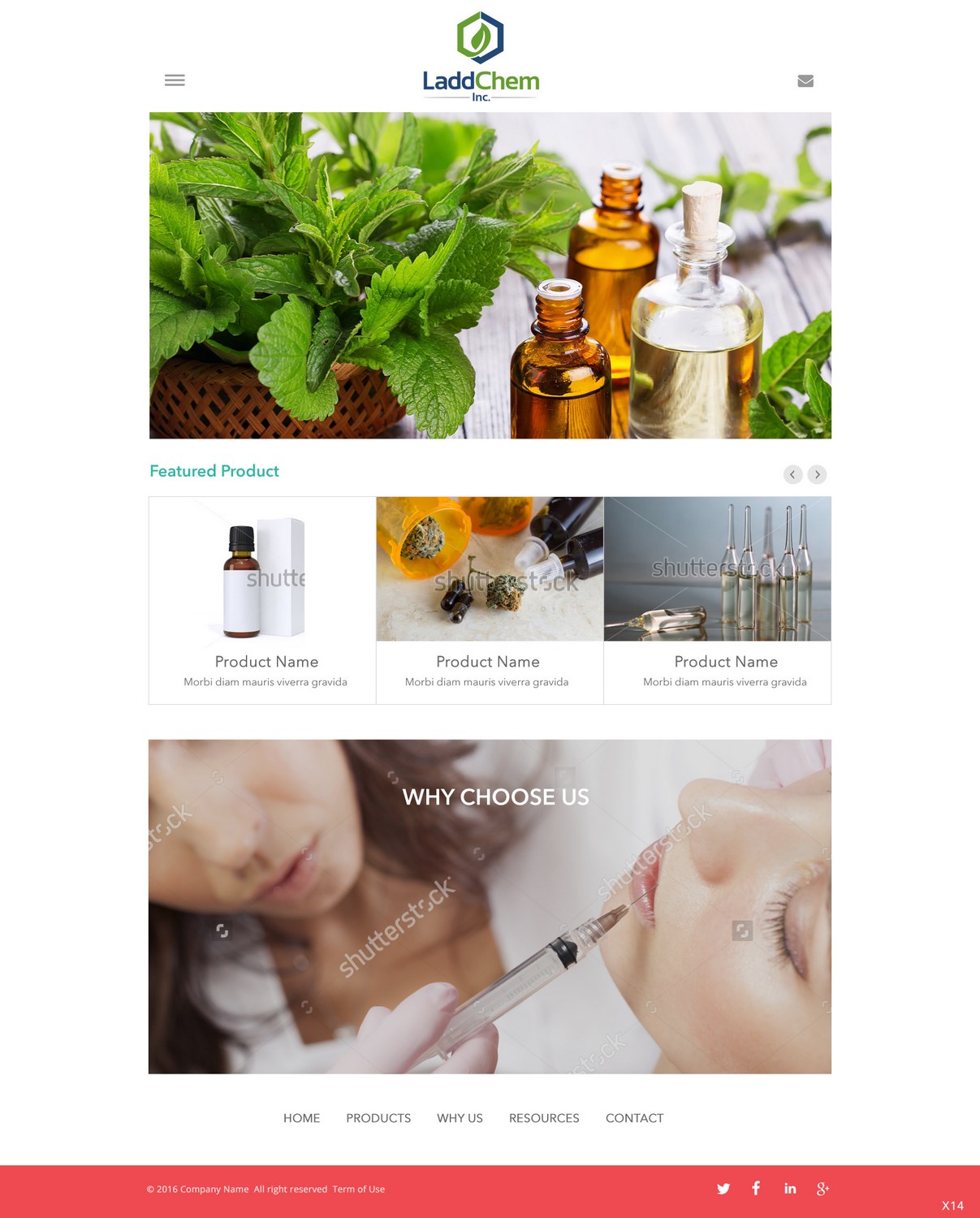 Squarespace Design by pb for LaddChem, Inc. | Design #12602922