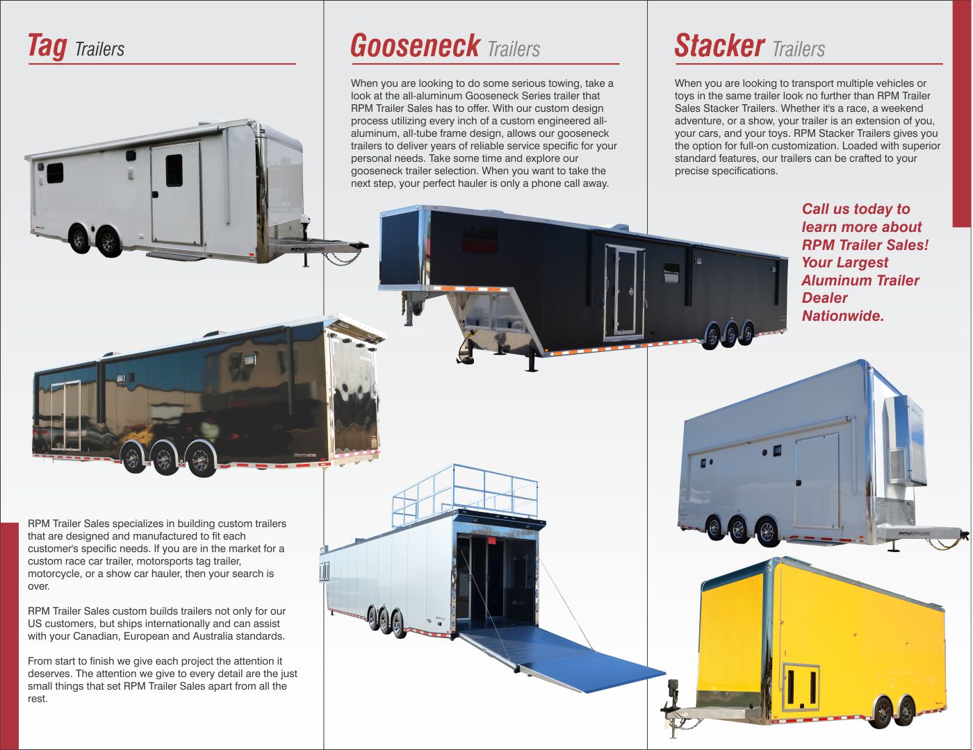 Design de Brochure par shafiuddingd pour RPM Trailer Sales | Design #12604355