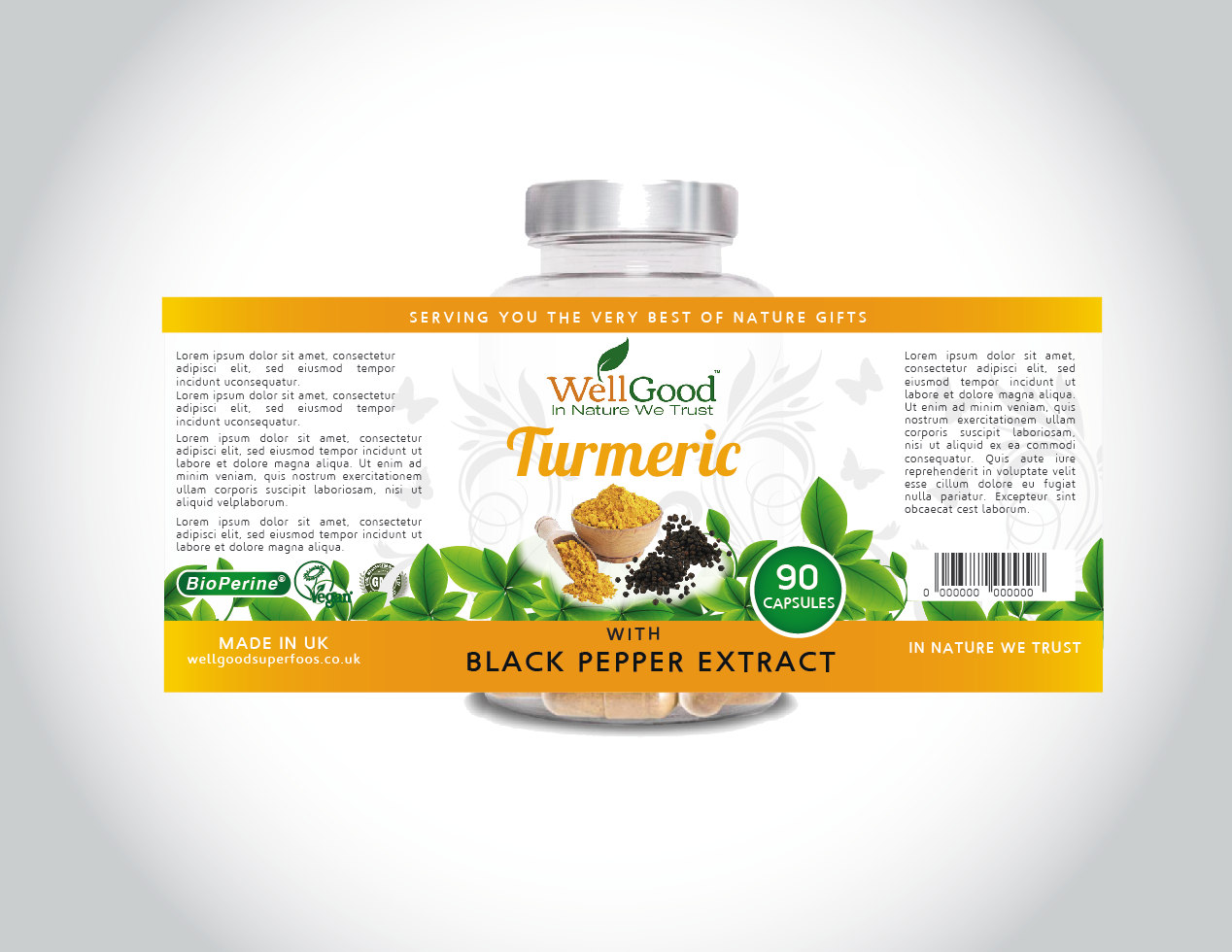 Label Design by wow factory for WellGood | Design #12738276