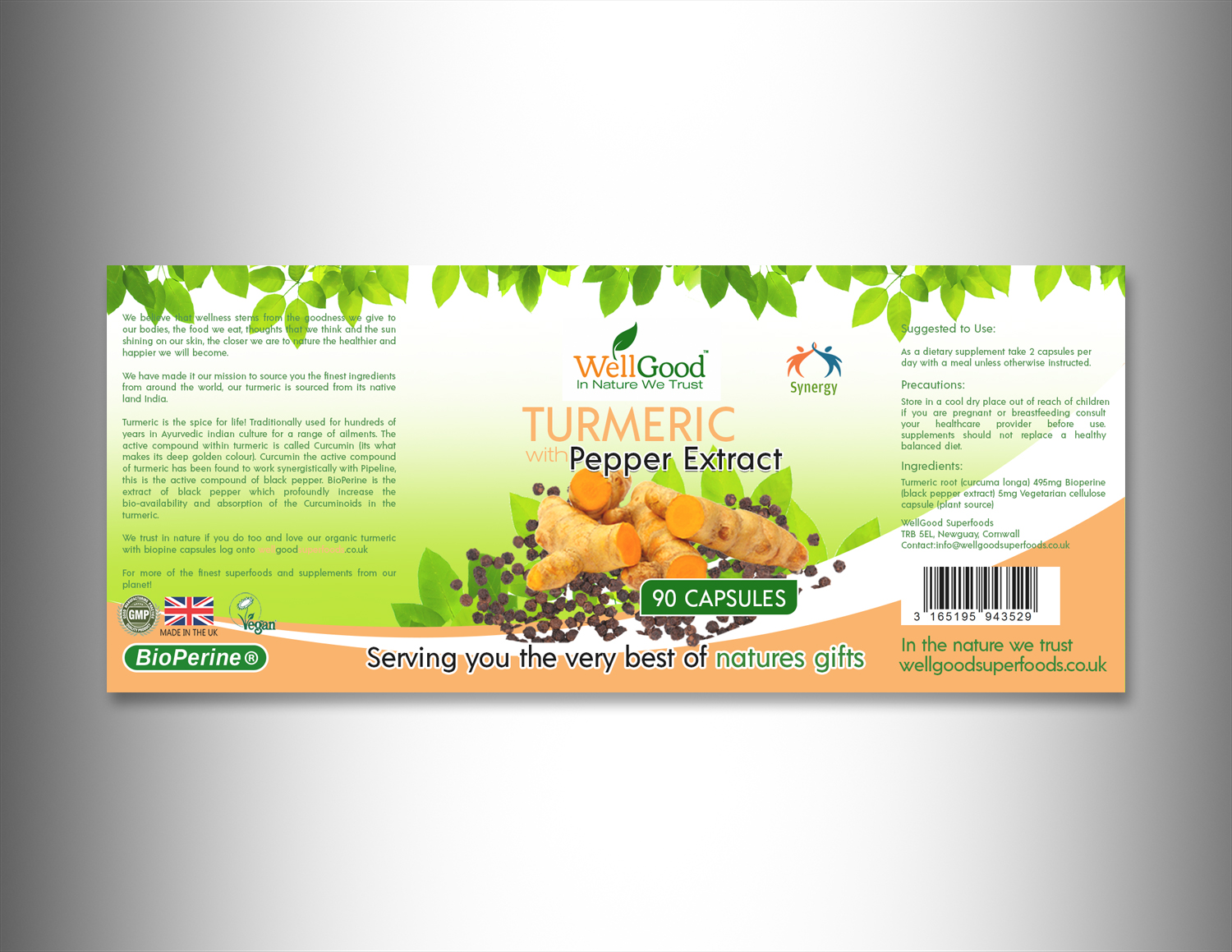 Label Design by Black Machine Grafx for WellGood | Design #12700711