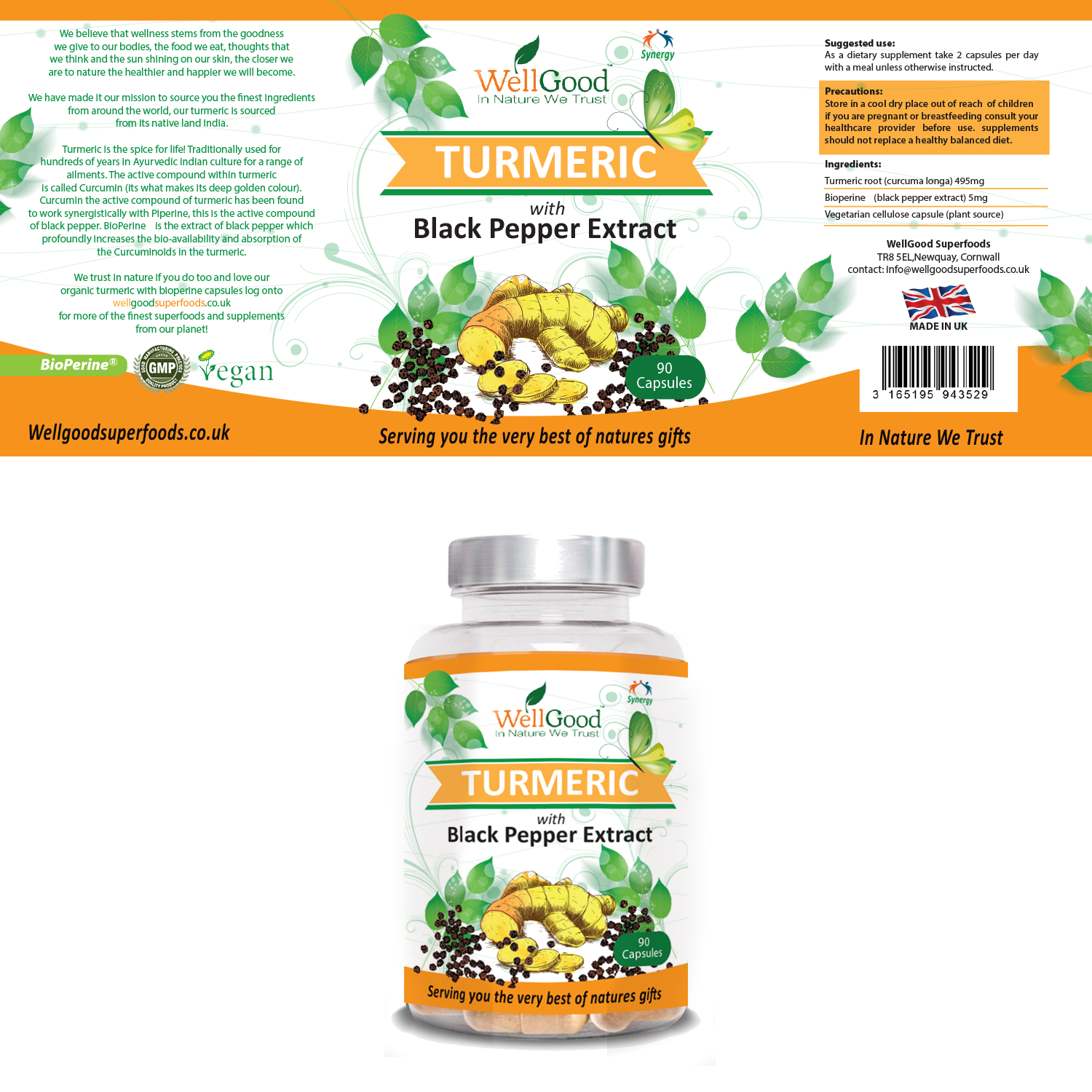 Label Design by Soula Vetter for WellGood | Design #12727509