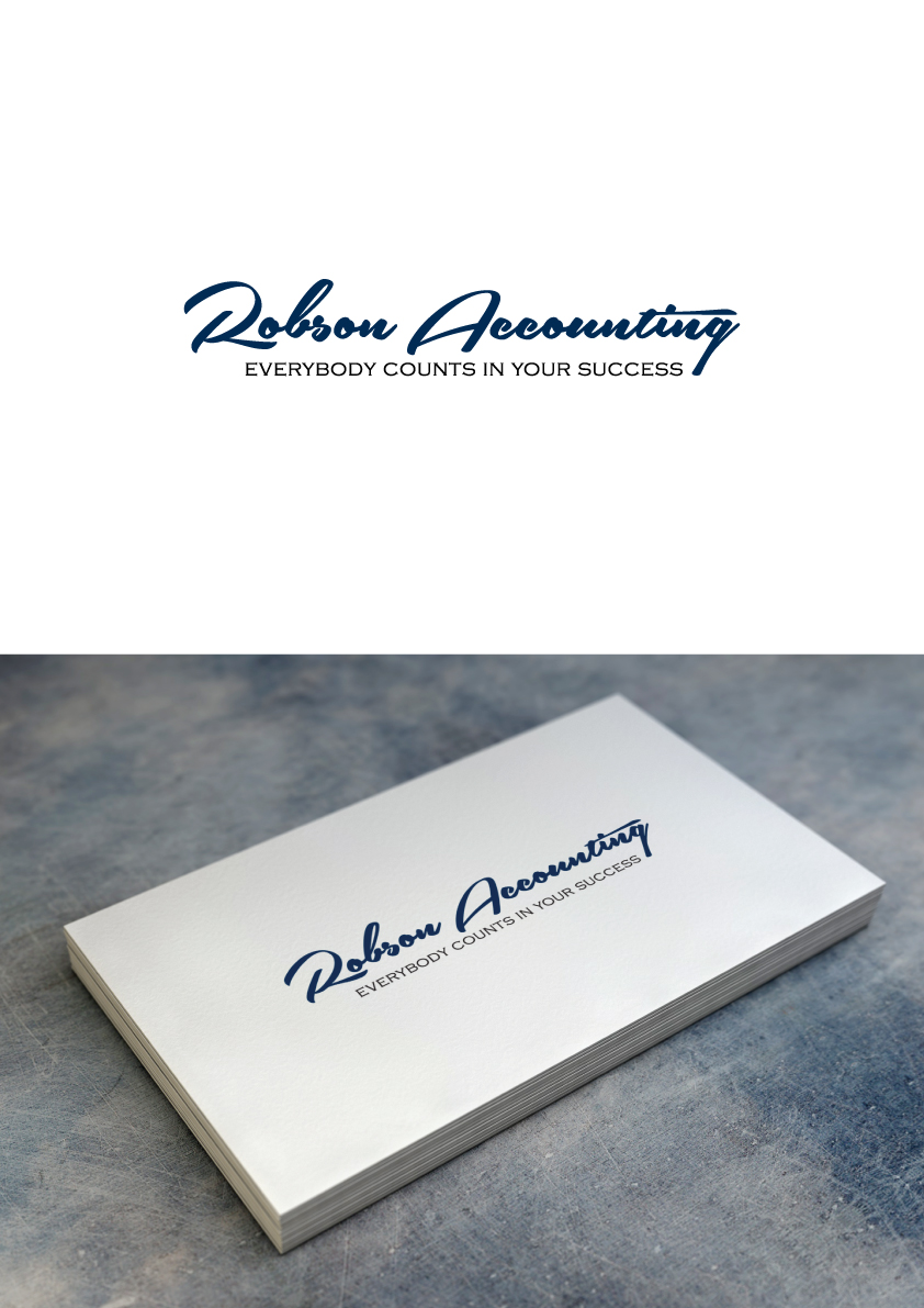 Logo Design by The Marble Peach for Robson Accounting  | Design #12612563